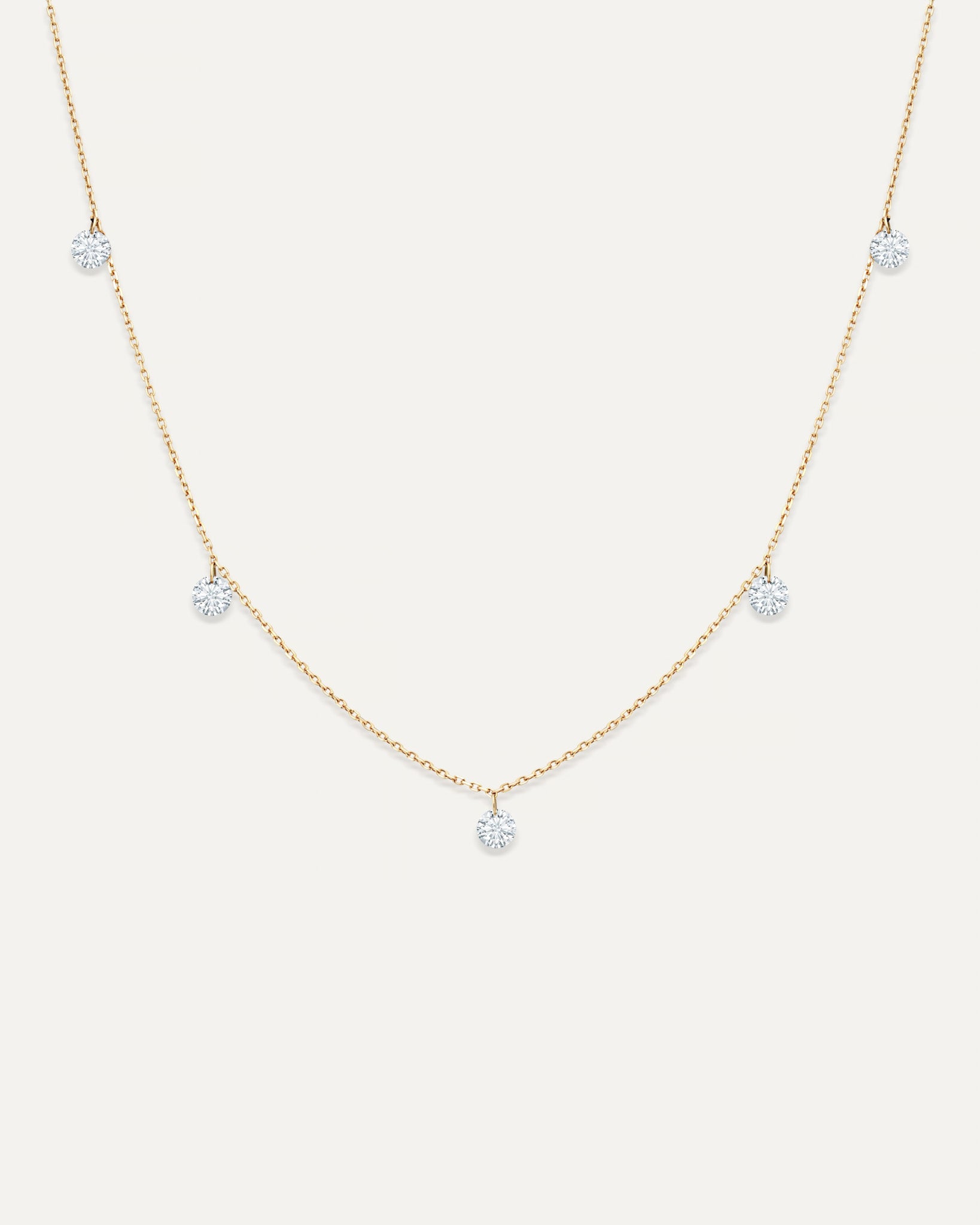 Bare ステーションネックレス 1ct